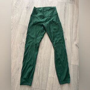 Lululemon Align Green High-Waisted Leggings